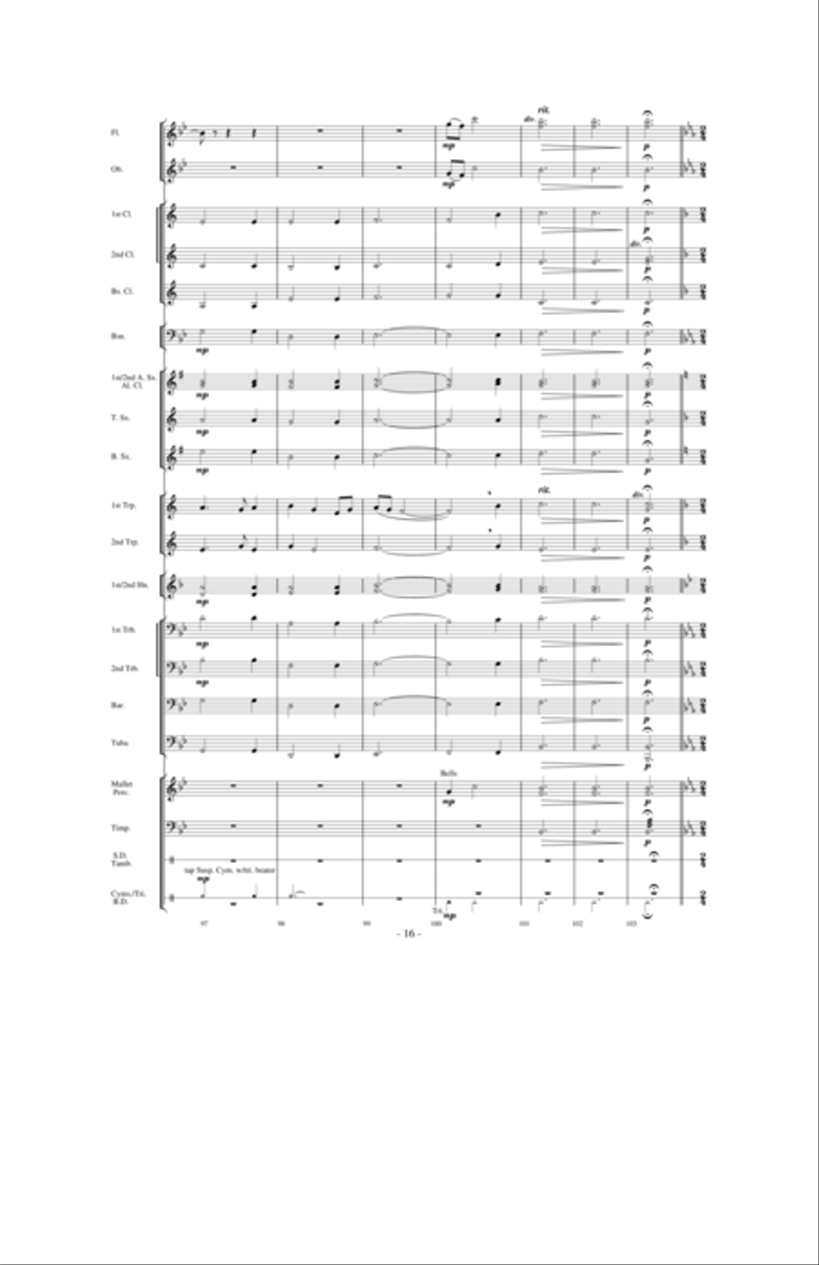 Aspen Overture Concert Band scores gallery preview page 15