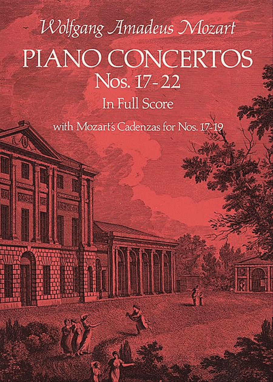 Piano Concertos Nos. 17-22 in Full Score Full Orchestra scores gallery preview page 1