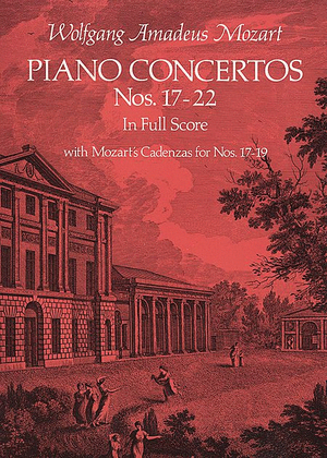 Book cover for Piano Concertos Nos. 17-22 in Full Score