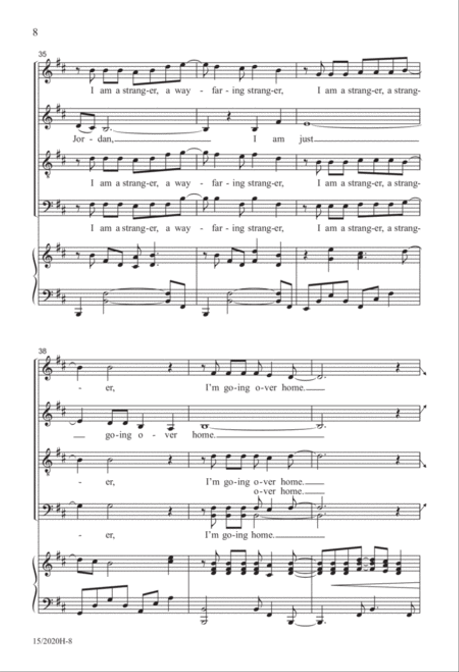 Wayfaring Stranger Wayfaring Stranger 4-Part scores gallery preview page 8