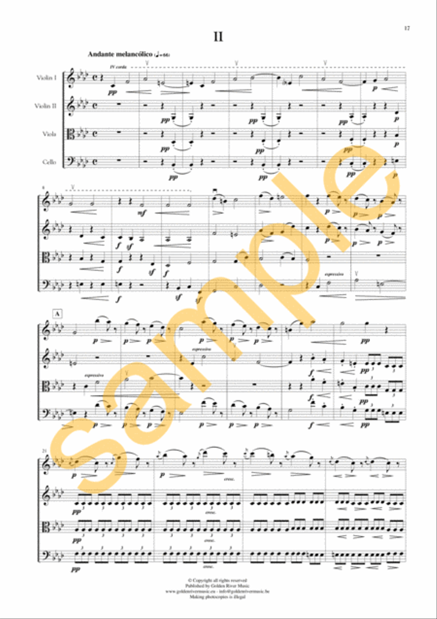 Cuerteta en fa sostenido menor Cello scores gallery preview page 5