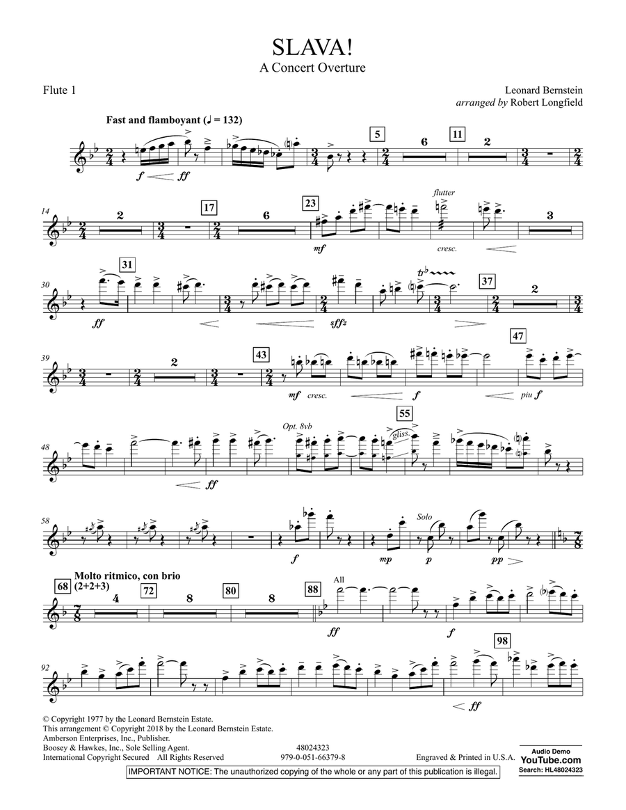 Slava! - Flute 1