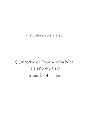 Concerto For Four Violins No1 (40:201)