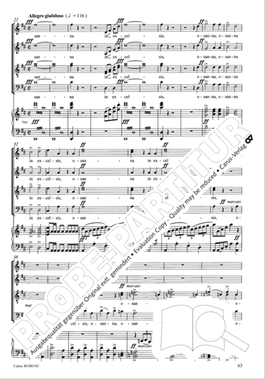 Missa pro defunctis Missa pro defunctis 4-Part scores gallery preview page 64