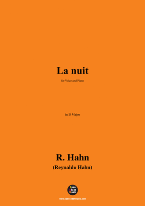 R. Hahn-La nuit,in B Major