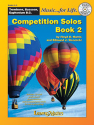 Book cover for Competition Solos, Book 2 Trombone, Bassoon or Euphonium BC