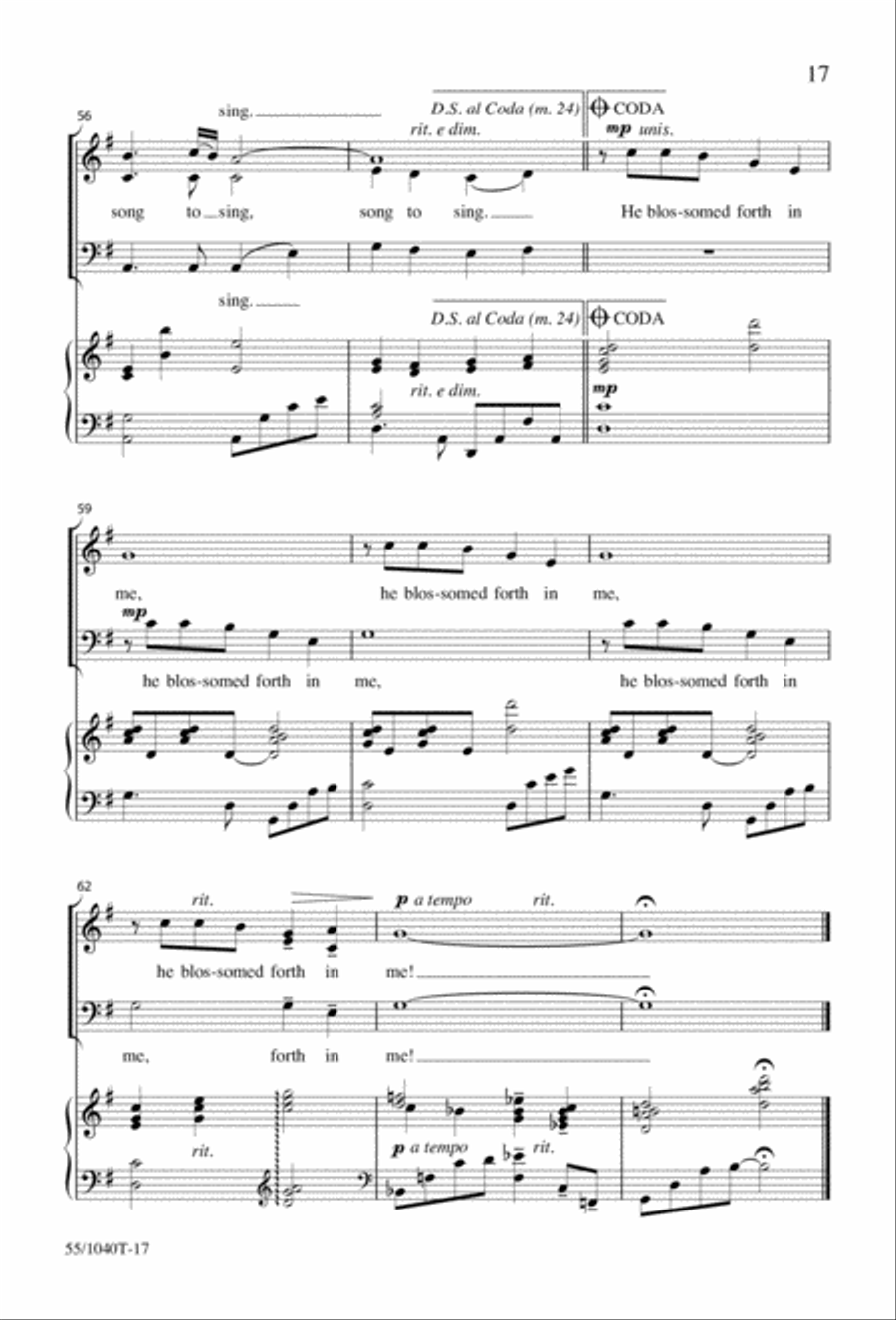 Arise, Rejoice! 3-Part scores gallery preview page 19