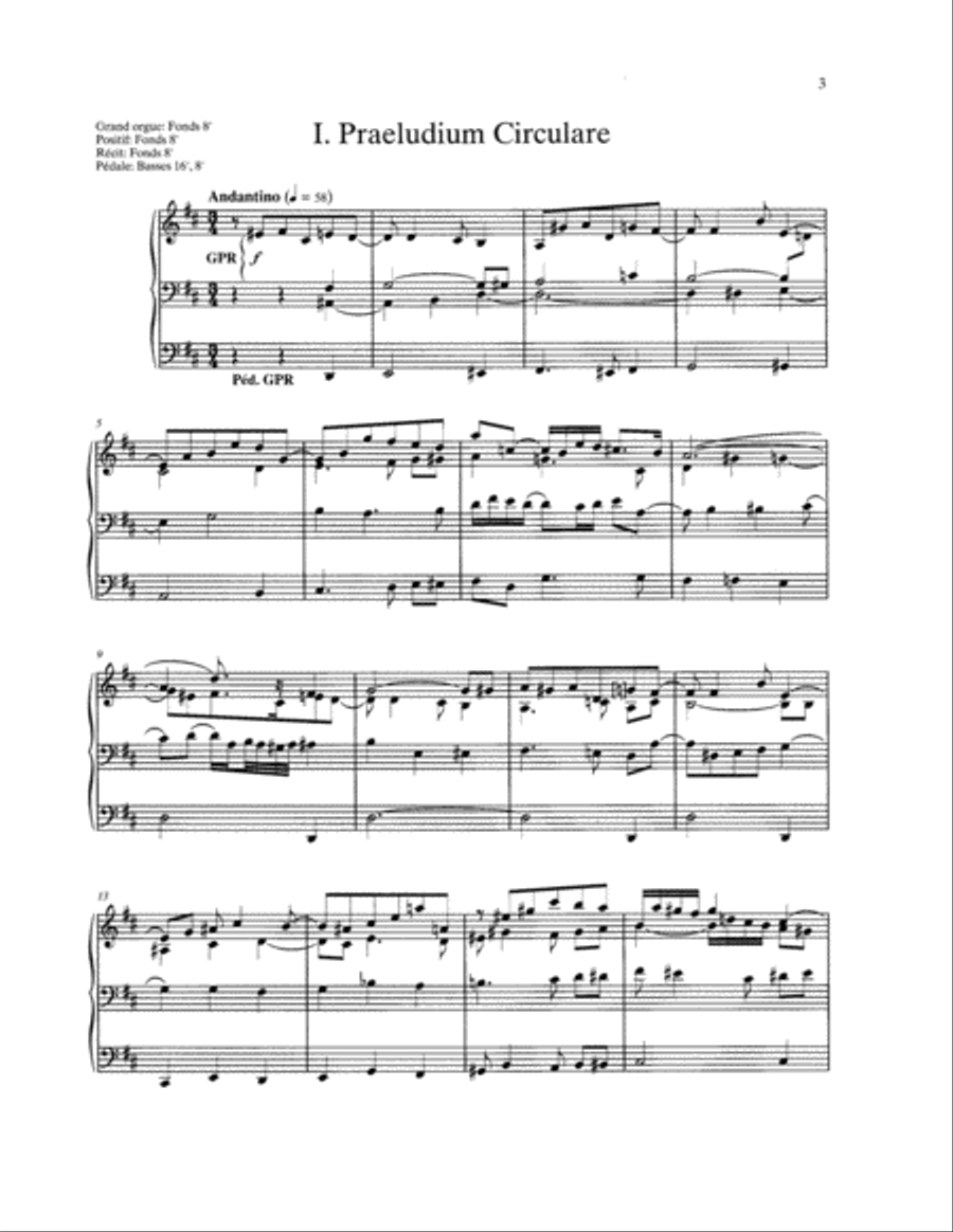 Symphonie II in D Major Organ scores gallery preview page 3