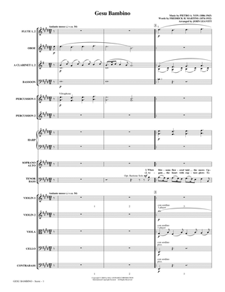 Gesú Bambino (arr. John Leavitt) - Full Score