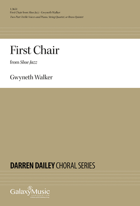 Book cover for First Chair from Shoe Jazz (Choral Score)
