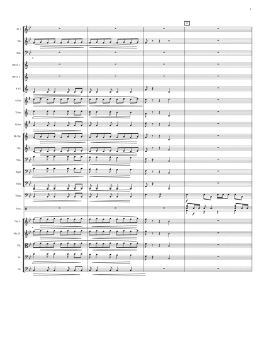A Momentous Occasion Concert Band scores gallery preview page 6