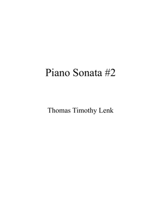 Book cover for Piano Sonata #2