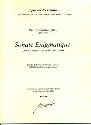 Book cover for Sonata enigmatica