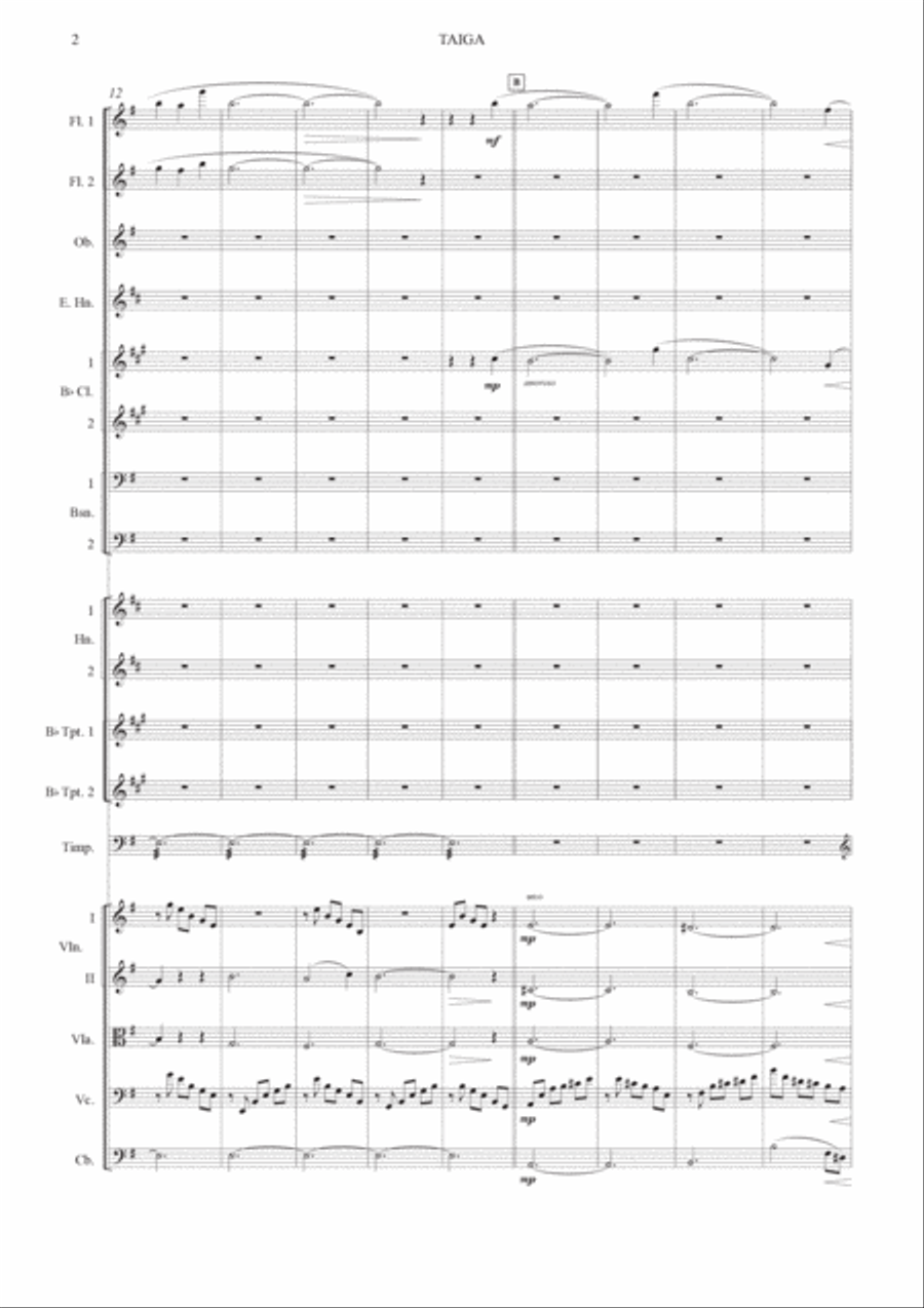 Taiga Full Orchestra scores gallery preview page 4