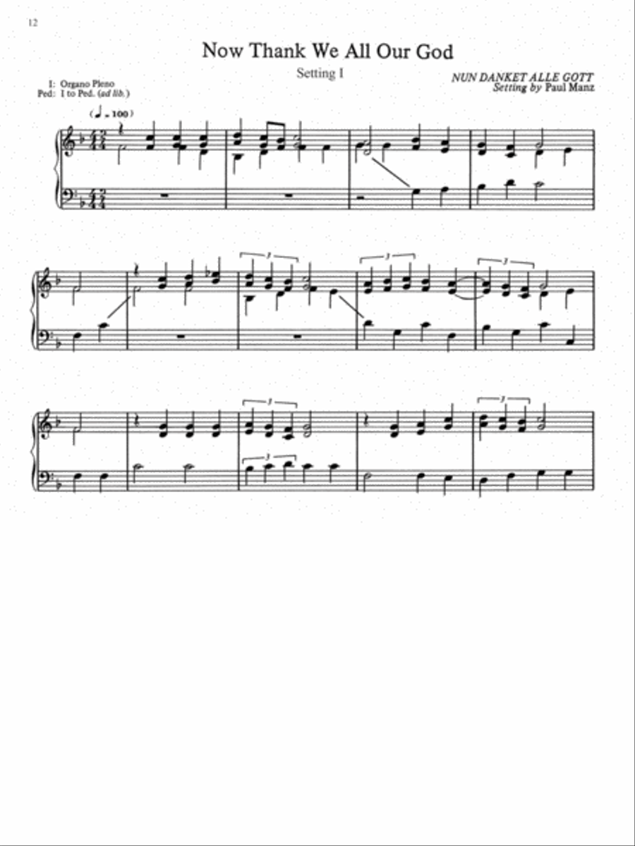 Ten Chorale Improvisations, Set 2 Organ scores gallery preview page 4
