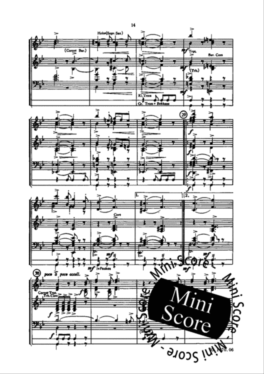 Musica Seria Fanfare Band scores gallery preview page 17