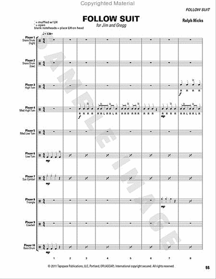 Beyond Basic Percussion Percussion scores gallery preview page 25