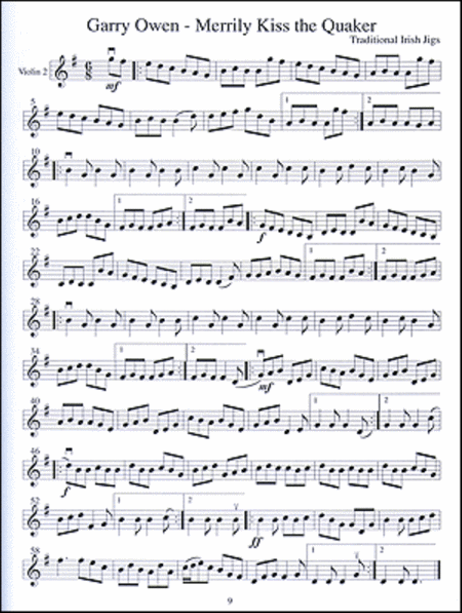 Celtic Fiddle Tunes for Solo and Ensemble - Violin 1 and 2 Violin scores gallery preview page 9