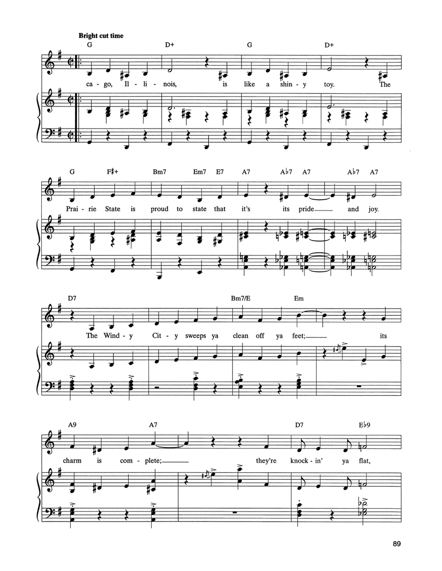 Chicago, Illinois (from Victor/Victoria) Voice scores gallery preview page 2
