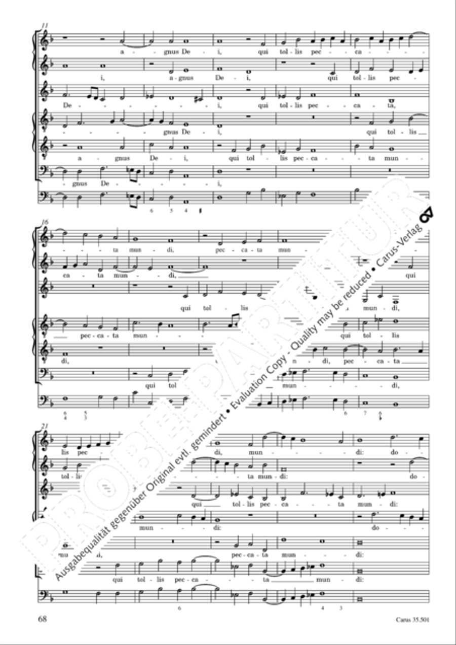 Palestrina: Masses and individual movements Score scores gallery preview page 83