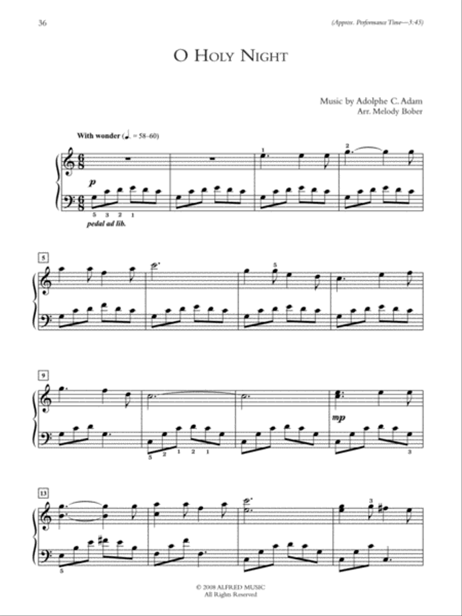 A Contemporary Christmas Piano Solo scores gallery preview page 4
