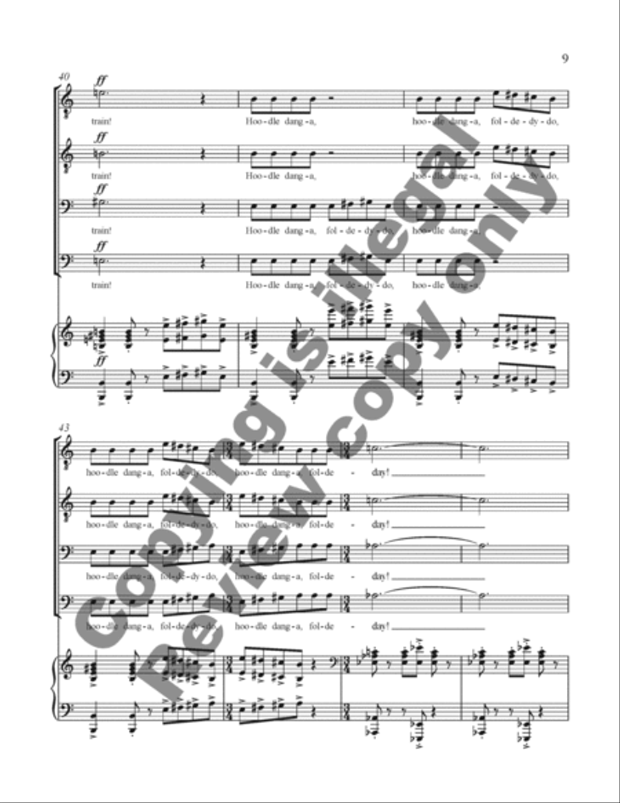 Sweet Betsy Sweet Betsy TTBB scores gallery preview page 28
