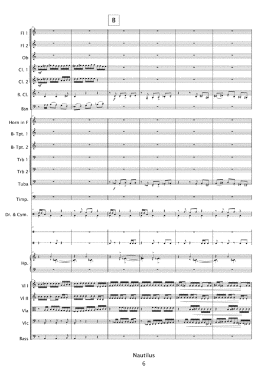 Nautilus Full Orchestra scores gallery preview page 6