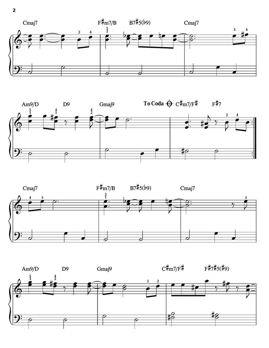 Just Between Us Easy Piano scores gallery preview page 2
