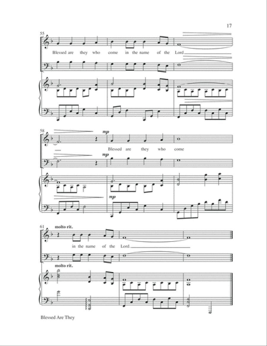 The Seven Last Days 4-Part scores gallery preview page 21