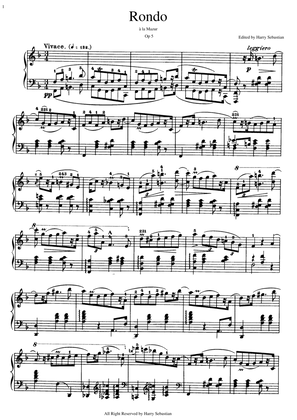 Book cover for Chopin- Rondo à la mazur in F major, Op. 5