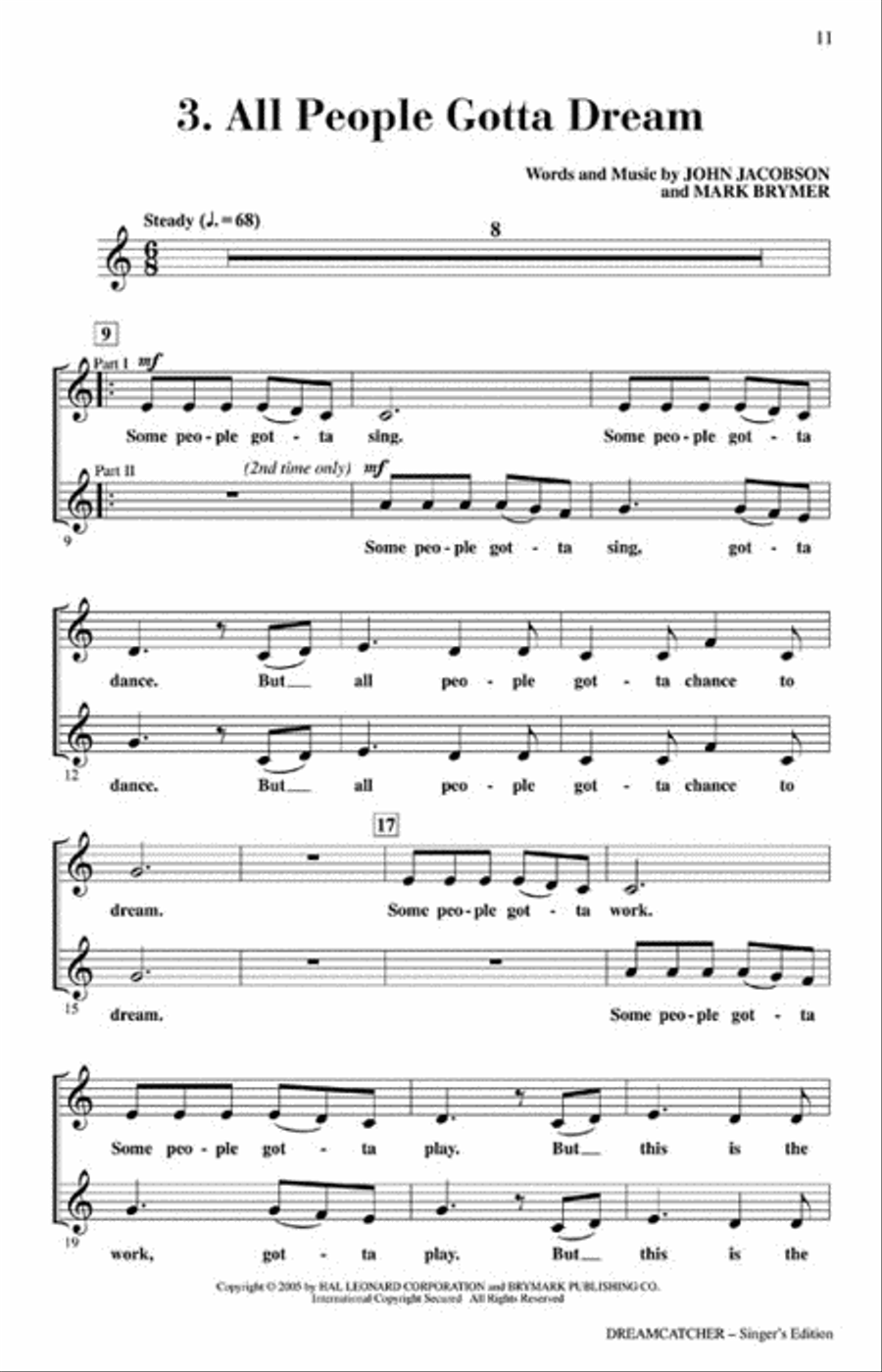 Dreamcatcher Dreamcatcher Choir scores gallery preview page 4