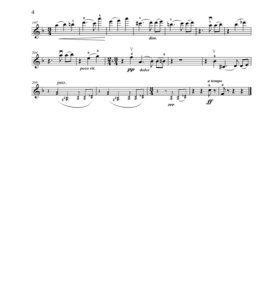 Sonata in F for Violin and Piano