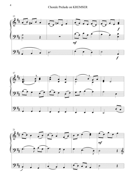Chorale Prelude on Kremser - Organ image number null