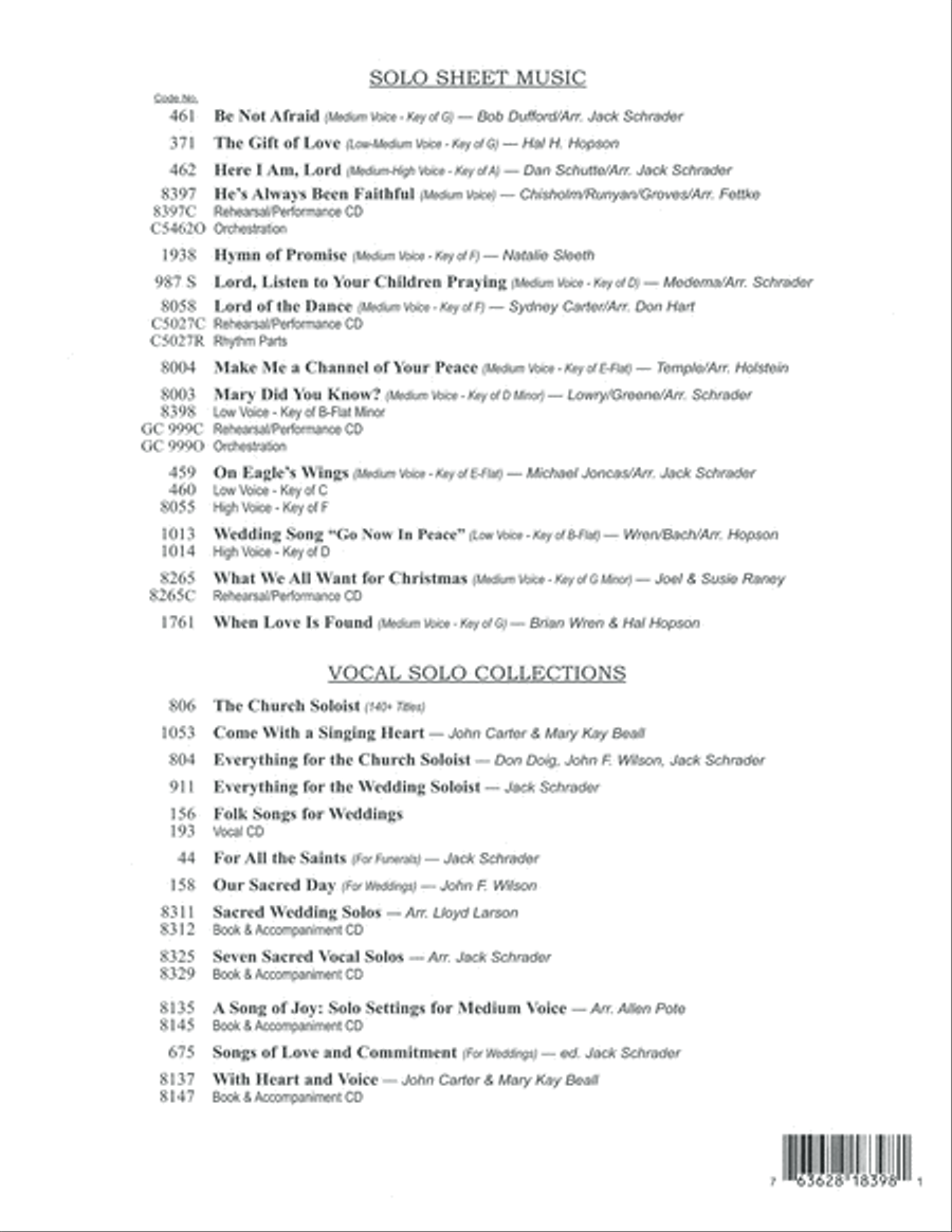 Mary, Did You Know? Solo 4-Part scores gallery preview page 9