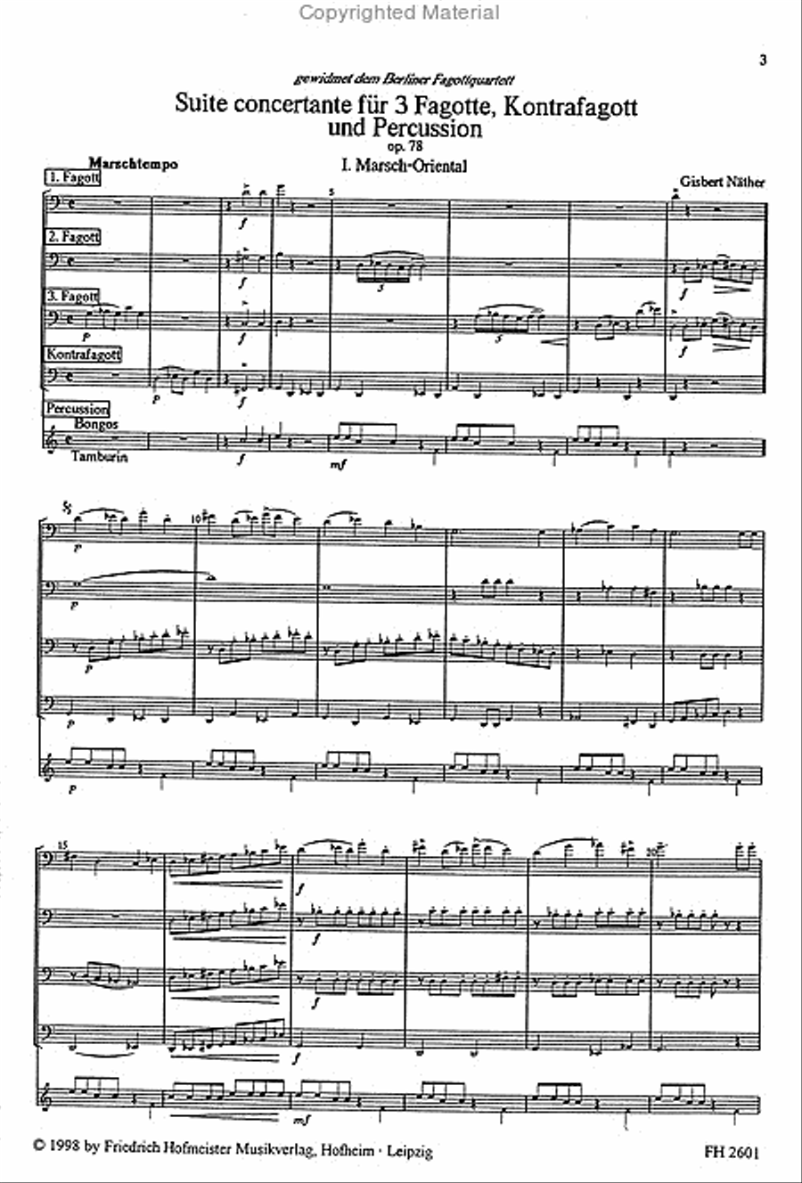 Suite concertante op. 78 Bassoon scores gallery preview page 2