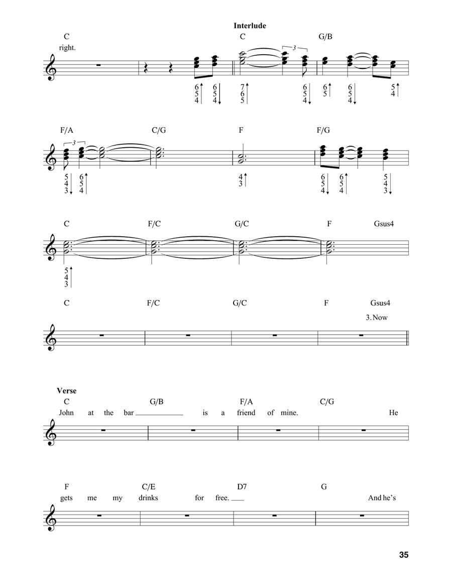 Piano Man Harmonica scores gallery preview page 5