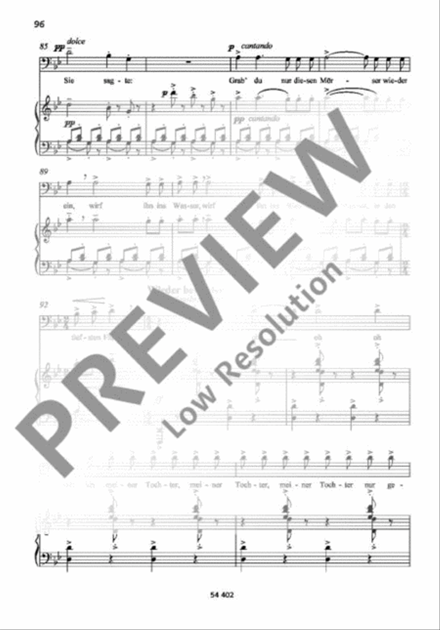 Szene des Bauern Baritone Voice scores gallery preview page 8