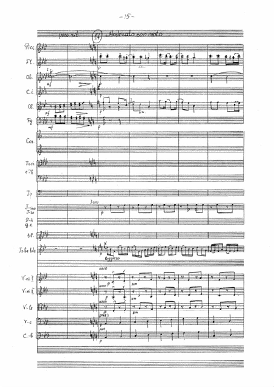 Konzert c-moll, Op. 42 Orchestra scores gallery preview page 16