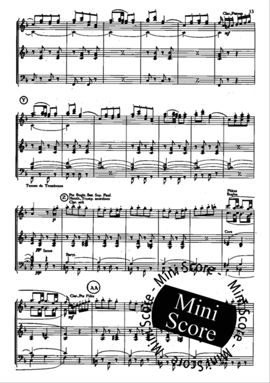 Les Diamants de la Couronne Concert Band scores gallery preview page 16