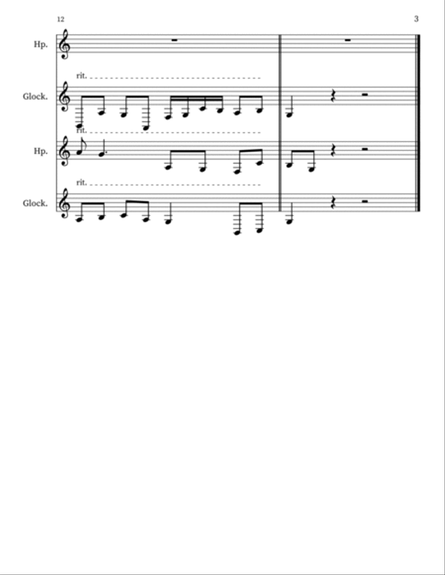 Confection 70 Percussion scores gallery preview page 3