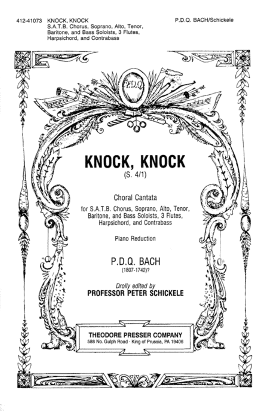 Knock, Knock Knock, Knock Choir scores gallery preview page 1