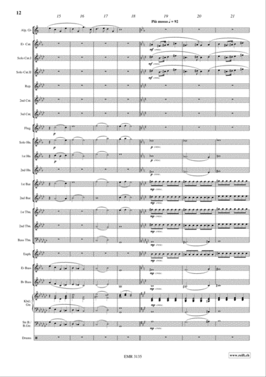 Alpine Cowboy Alpine Cowboy Brass Band scores gallery preview page 11