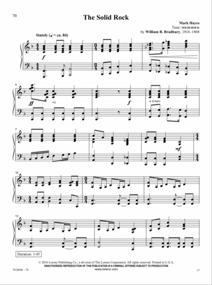 The Church Pianist's Library, Vol. 22 Piano Solo scores gallery preview page 25