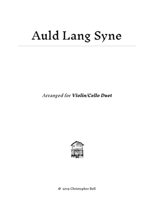 Auld Lang Syne - Easy Violin/Cello Duet