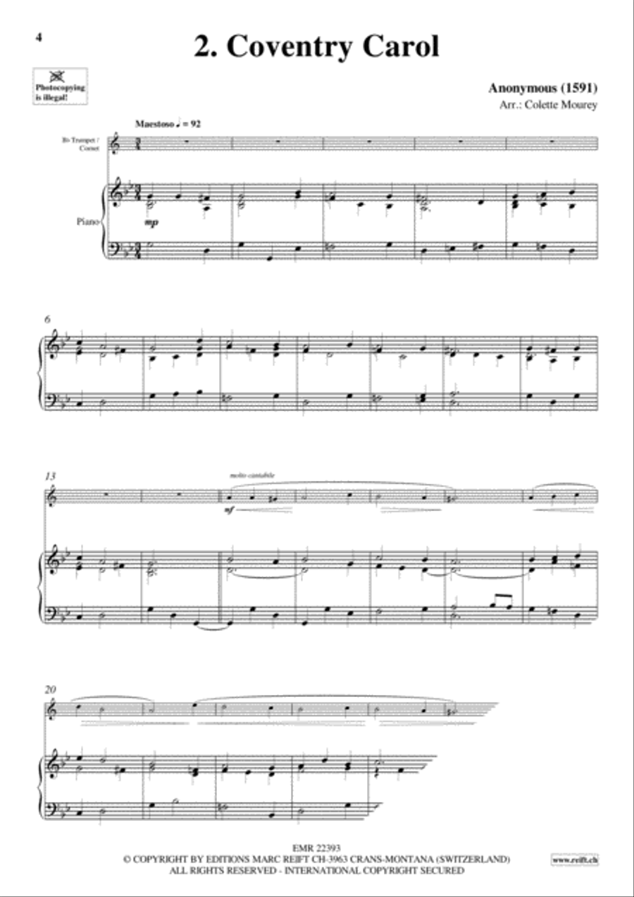 20 Greatest Christmas Hits Cornet scores gallery preview page 4