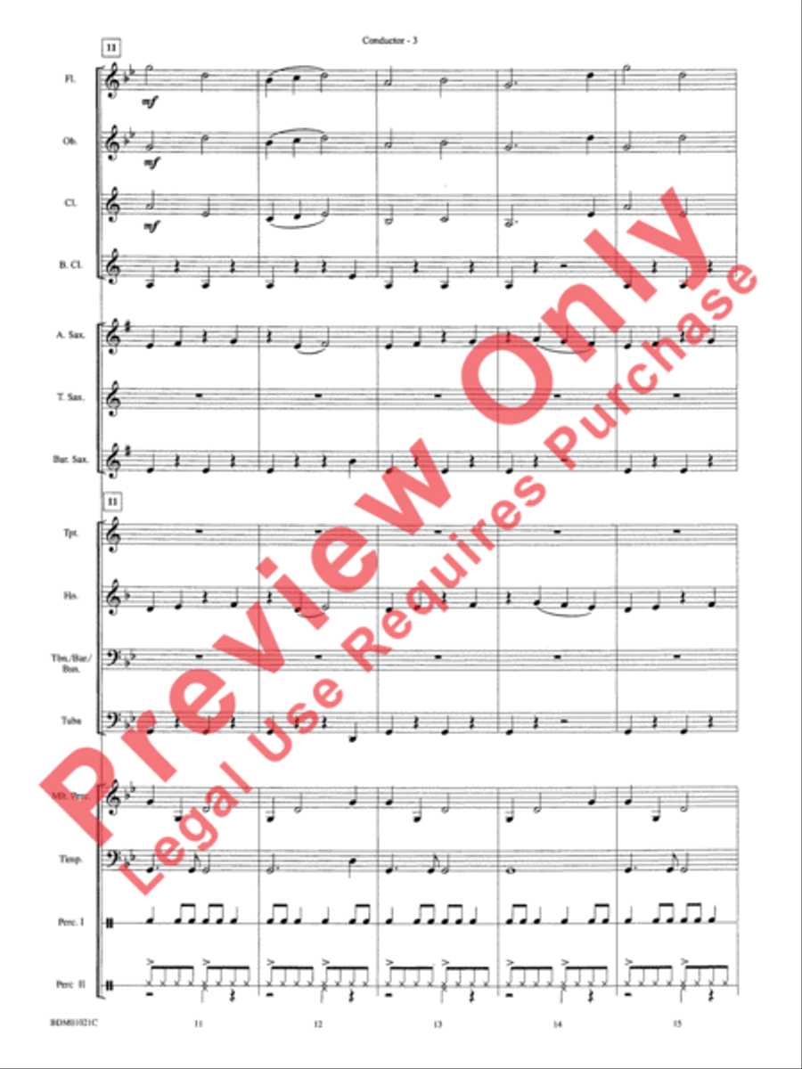 Furioso Concert Band scores gallery preview page 7