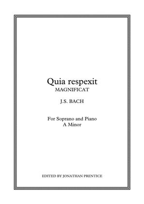 Book cover for Quia respexit - Magnificat in D (A Minor)
