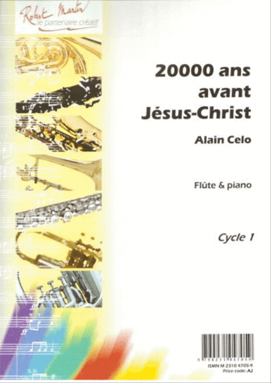 20000 ans avant Jésus Christ Piano Accompaniment scores gallery preview page 1