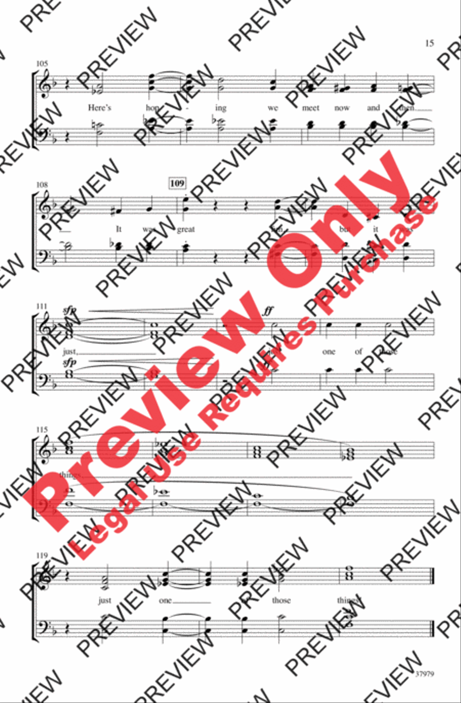 A Cole Porter Jazz Trio 4-Part scores gallery preview page 15
