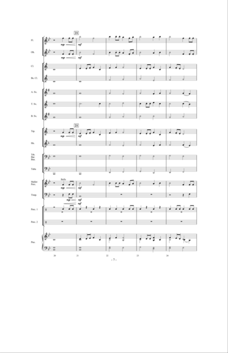 Air of Nobility Air of Nobility Concert Band scores gallery preview page 6